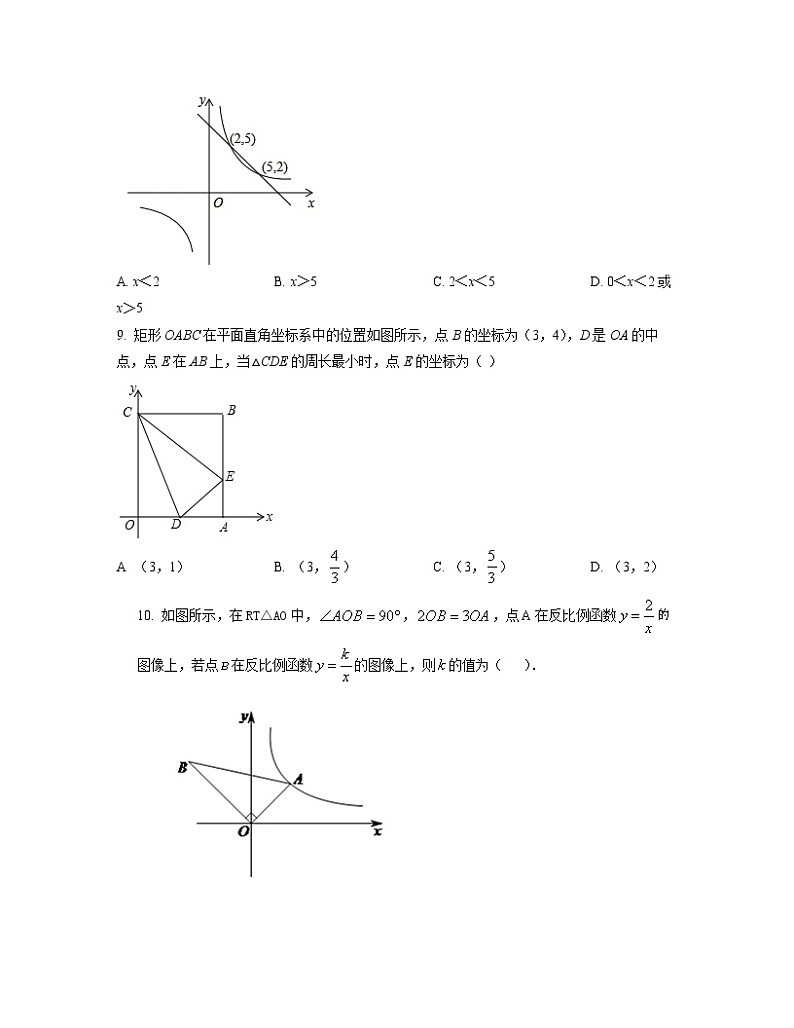 2022-2023学年安徽省区域八年级下册数学期末专项提升模拟题（AB卷）含解析第2页