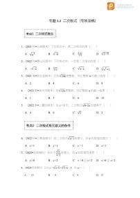 专题1.1 二次根式（专项训练）-2022-2023学年八年级数学下册《同步考点解读•专题训练》（浙教版）