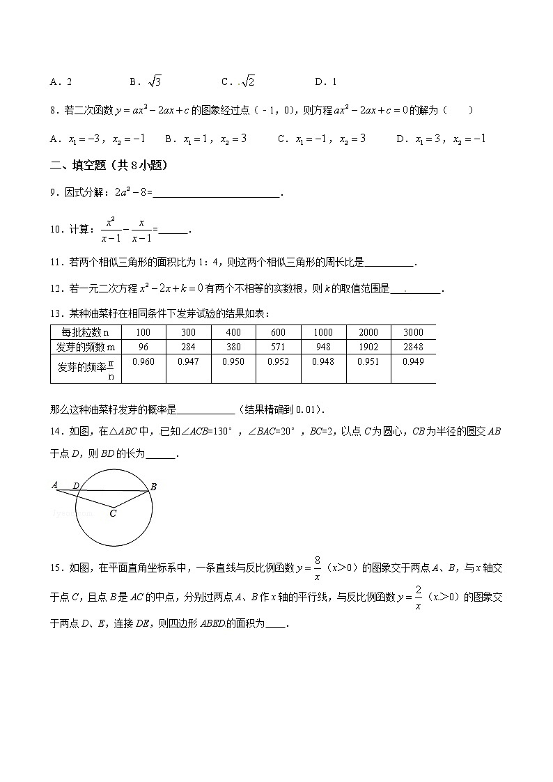 2016年江苏省宿迁市中考数学试题（空白卷）02