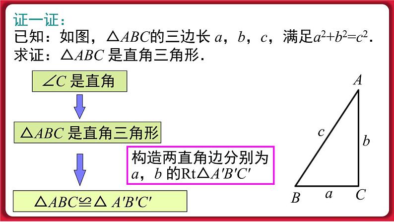 17.2.1 勾股定理的逆定理课件 2022-2023学年人教版数学八年级下册08