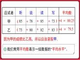 20.1.1  第1课时 平均数和加权平均数 课件 2022-2023学年人教版数学八年级下册