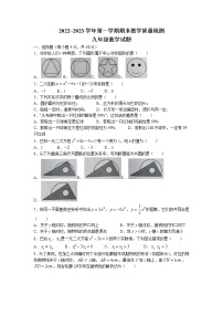 山东省德州市禹城市2022-2023学年九年级上学期期末数学试题