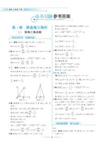 初中浙教版1.1 锐角三角函数精品同步测试题