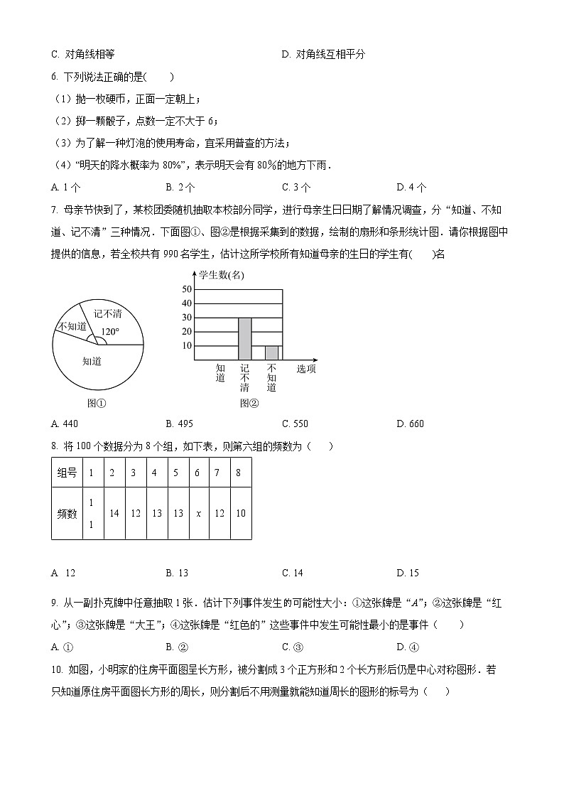 徐州市丰县2021-2022学年八年级3月月考数学试题（含解析）02