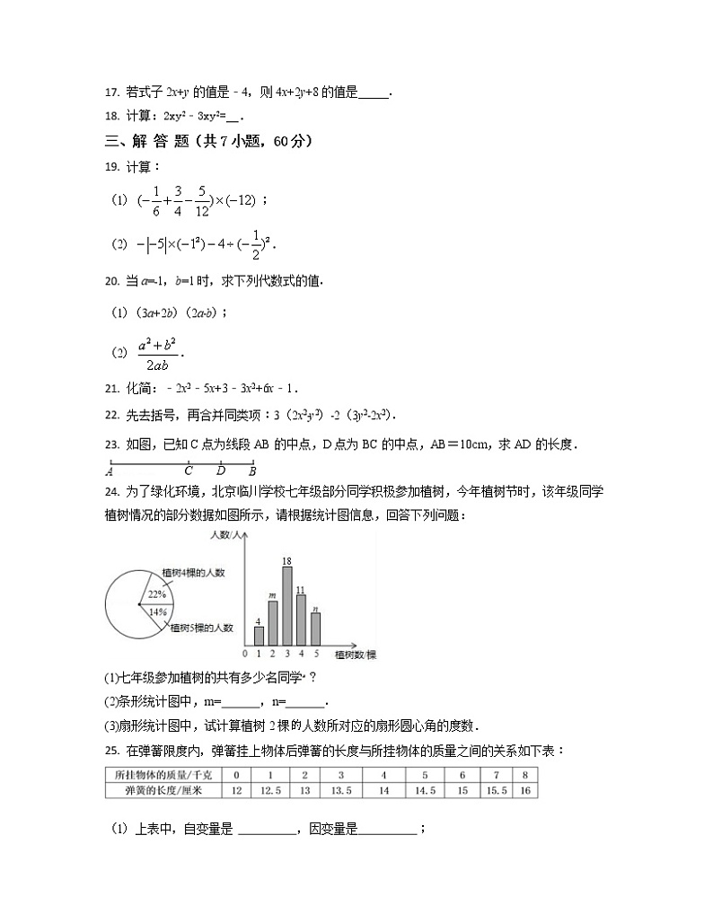 2022-2023学年海南省琼海市七年级上册数学期末专项突破模拟卷（AB卷）含解析第3页