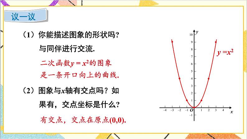 2.2.1 二次函数y=x²和y=-x²的图象与性质 上课课件+教案+习题课件05