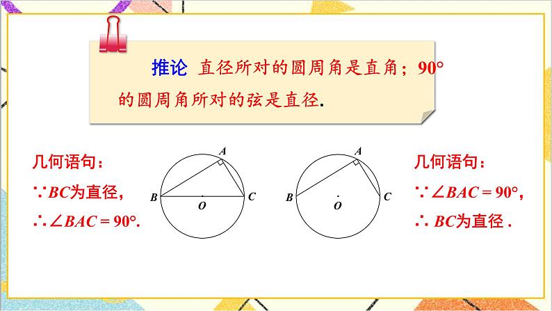 3.4.2 圆周角定理及其推论2,3 上课课件+教案+习题课件08