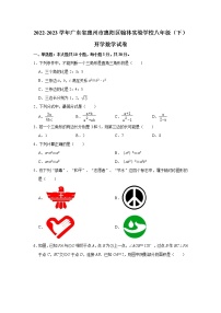 广东省惠州市惠阳区翰林实验学校2022-2023学年八年级下学期开学数学试卷