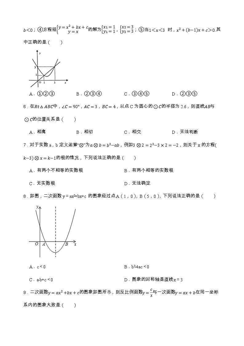 广东省梅州市丰顺县璜溪中学2022-2023学年九年级下学期开学考试数学试题第2页