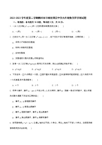 广东省梅州市丰顺县潭江中学2022-2023学年九年级下学期开学考试数学试题