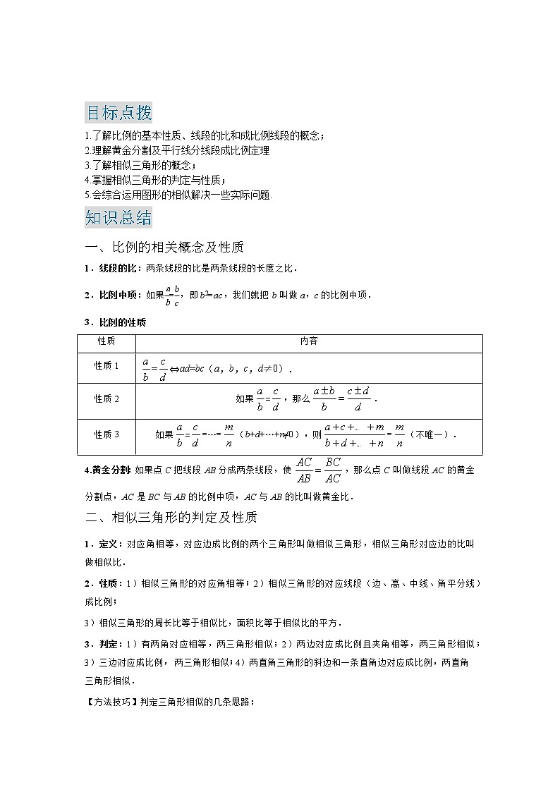 备战2023数学新中考二轮复习重难突破（浙江专用）专题17 图形的相似（解析版）第1页