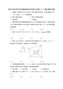 2022-2023学年江苏省扬州市宝应县九年级（上）期中数学试卷(解析版)