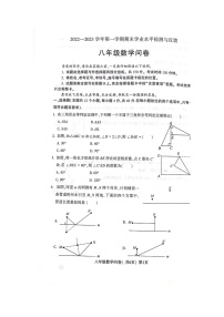 山东省聊城市阳谷县第五中学2022-2023学年上学期八年级数学期末测试题