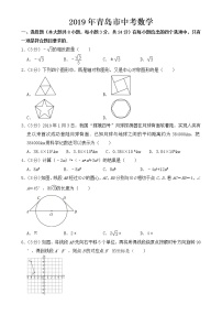 2019年青岛市中考数学试题【含答案】