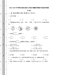 2022-2023学年四川省什邡市七年级下册数学期末专项提升模拟（AB卷）含解析