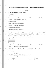 2022-2023学年山东省区域七年级下册数学期末专项提升模拟（AB卷）含解析