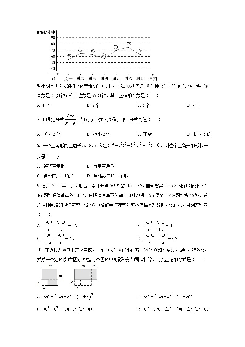 山东省烟台市芝罘区（五四制）2022-2023学年八年级上学期期中考试数学试卷(含答案)02