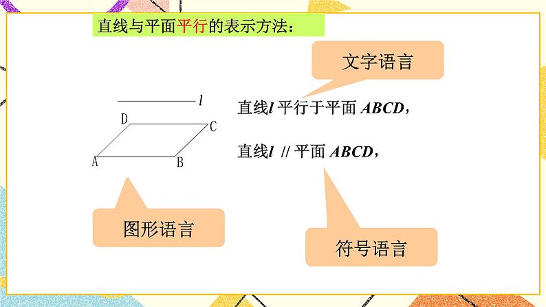 8.4长方体中棱与平面的位置关系的认识 课件第6页