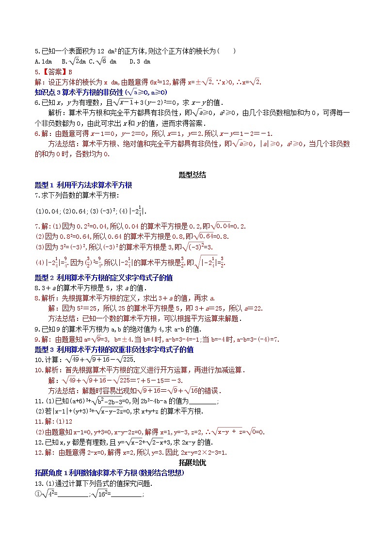 6.1.1算术平方根（导学案+课件+作业）-2022-2023学年七年级数学下册同步精品课件（人教版）02