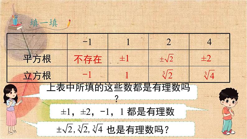 人教版数学七年级下册 6.3 第1课时 实数 课件第3页