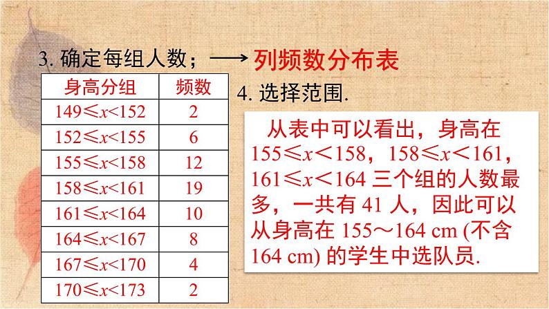 人教版数学七年级下册 10.2 直方图 课件08