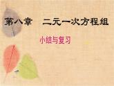 人教版数学七年级下册 第八章 小结与复习 课件