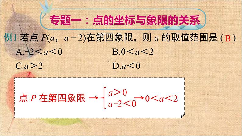 人教版数学七年级下册 第七章 《平面直角坐标系》专题 课件第3页