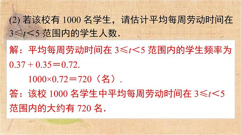 人教版数学七年级下册 第十章 《数据的收集、整理与描述》专题 课件第8页