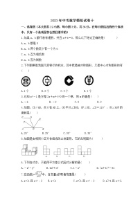 2023年中考数学模拟试卷十（含答案）