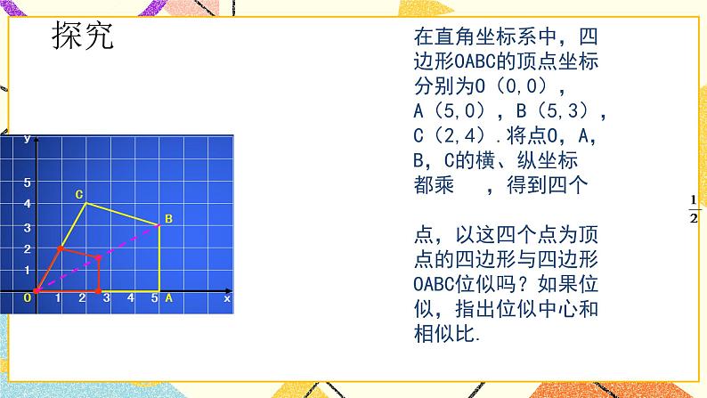 9.9.2利用位似放缩图形(2) 课件第6页