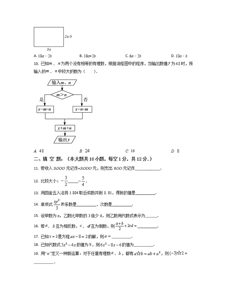 2022-2023学年吉林省松原市七年级上册数学期中专项提升模拟（AB卷）含解析02