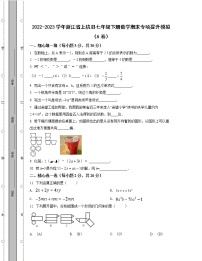 2022-2023学年浙江省上杭县七年级下册数学期末专项提升模拟（AB卷）含解析