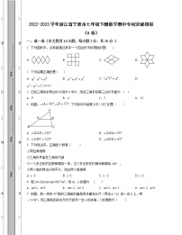 2022-2023学年浙江省宁波市七年级下册数学期中专项突破模拟（AB卷）含解析