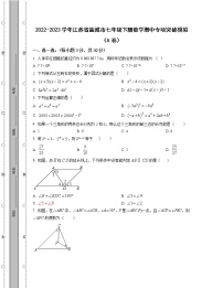 2022-2023学年江苏省盐城市七年级下册数学期中专项突破模拟（AB卷）含解析