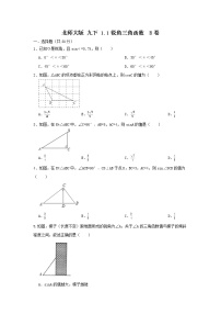 数学九年级下册1 锐角三角函数精品课时练习