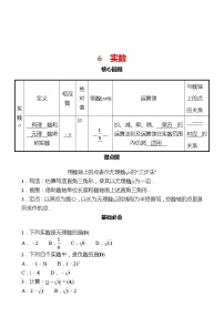 数学6 实数随堂练习题