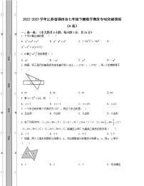 2022-2023学年江苏省扬州市七年级下册数学期末专项突破模拟（AB卷）含解析