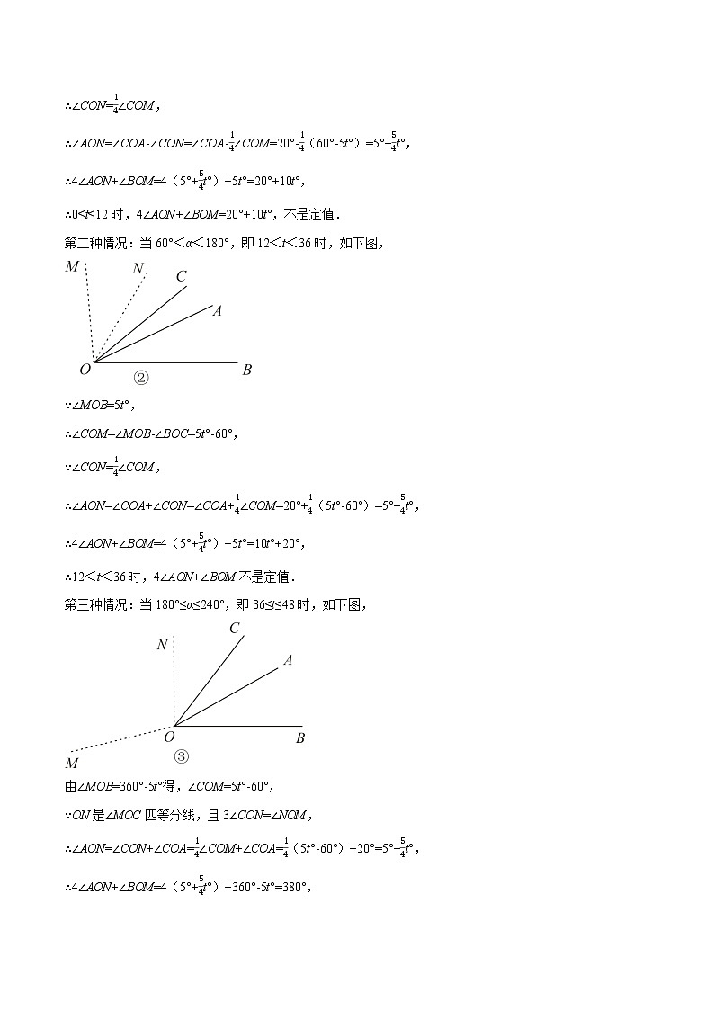 专题4.2 角的旋转问题（压轴题专项讲练）-七年级数学上册从重点到压轴（北师大版）03