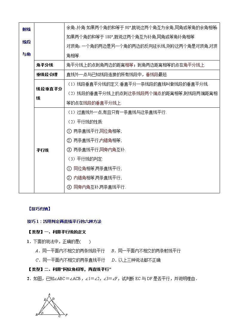 专题15 图形的初步认识(归纳与讲解)(解析版)第2页