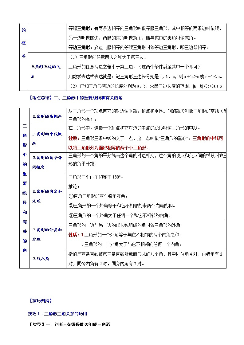 专题17 三角形基础(归纳与讲解)(解析版)第2页