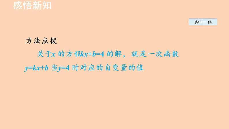 6.6 一次函数、一元一次方程和一元一次不等式 苏科版数学八年级上册课件第7页