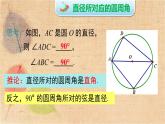 北师大版数学九年级下册 3.4 第2课时  圆周角和直径的关系及圆内接四边形 课件