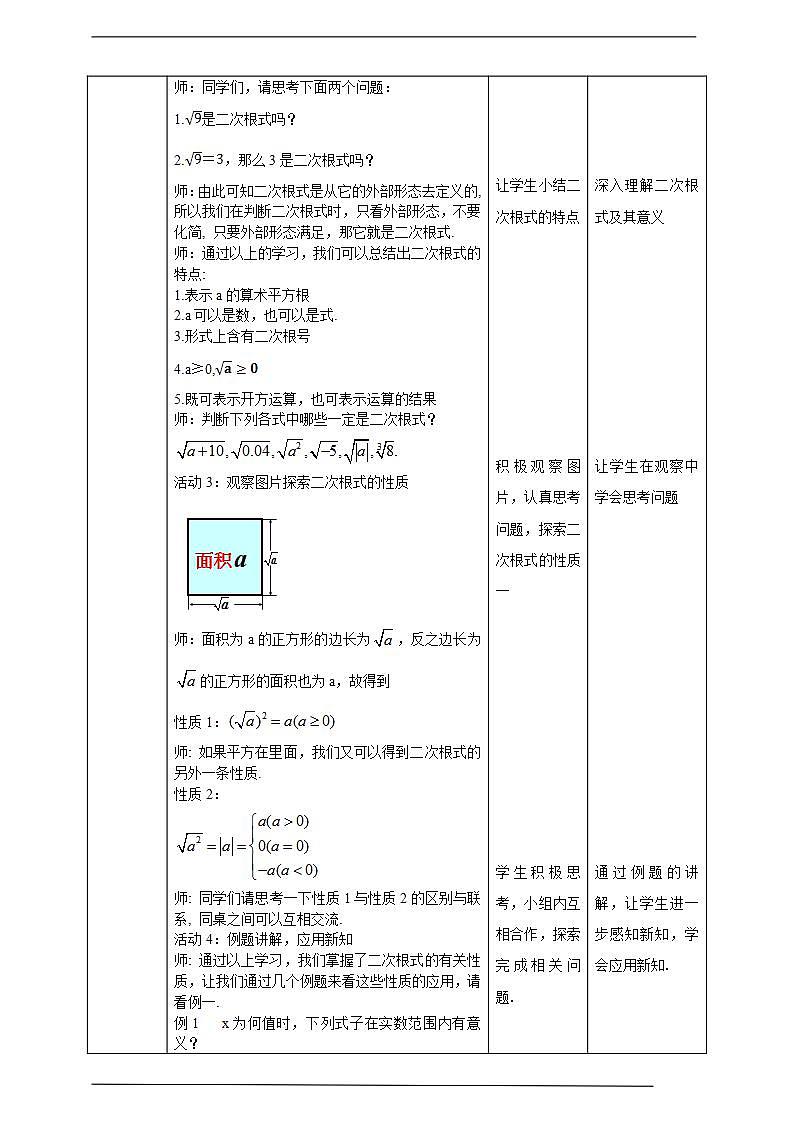 16.1 二次根式 课件＋教案＋练习02