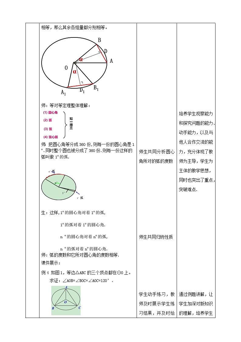 24.2.3圆心角，弧，弦，弦心距之间的关系 课件＋教案＋学案03