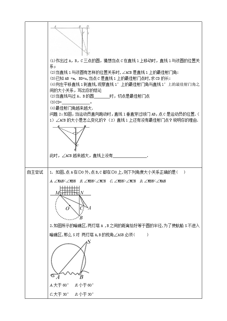 24.8进球路线与最佳射门角 课件＋教案＋学案02