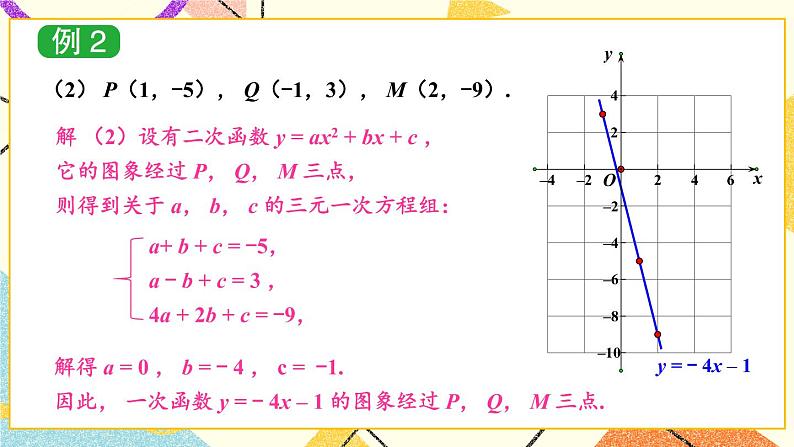 1.3 不共线三点确定二次函数的表达式 课件＋教案05