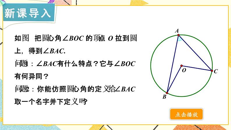 2.2.2 圆周角 第1课时 圆周角(1) 课件第2页