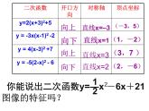 26.3二次函数y=ax²+bx+c（a≠0）的图像和性质-沪教版（上海）课件PPT