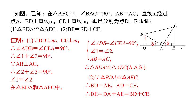 全等三角形专题----利用全等证明线段间的和差关系课件PPT第3页