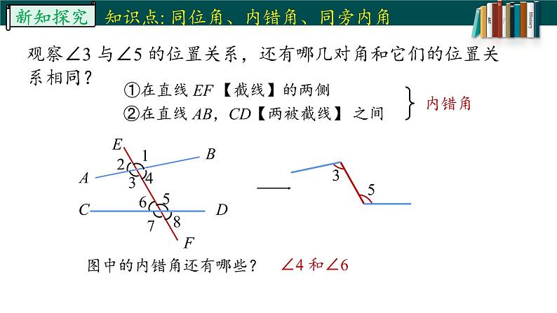 5.1.3同位角、内错角、同旁内角-2022-2023学年七年级数学下册同步精品随堂教学课件(人教版)第8页